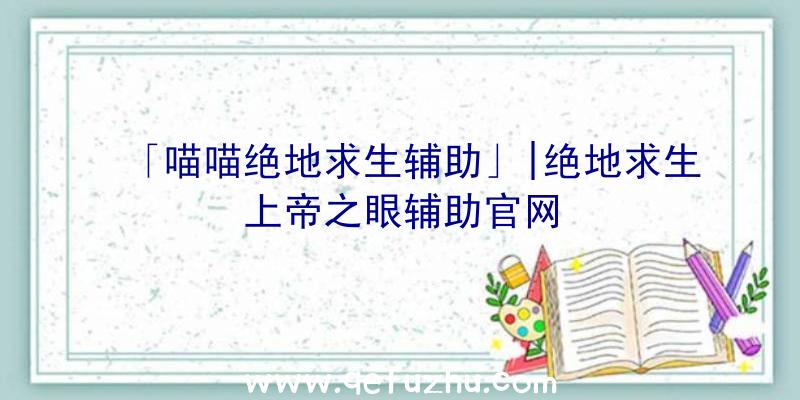 「喵喵绝地求生辅助」|绝地求生上帝之眼辅助官网